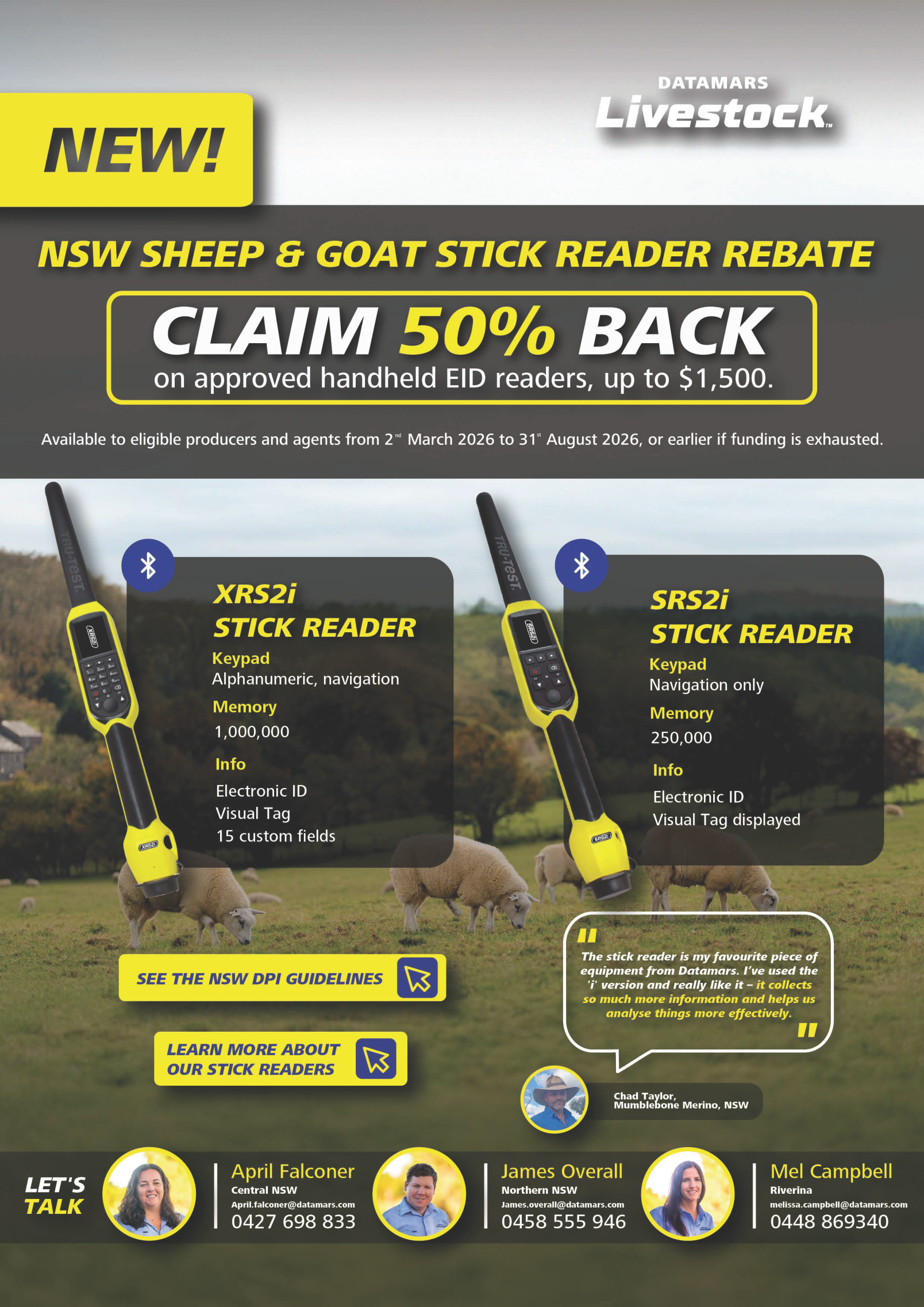 Tru-Test - Stick reader rebate